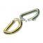High quality not jointed metal custom embossed logo zinc alloy d ring for 25mm bag strap