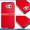 Mobile Accessory Ultra Thin Letaher Coated Soft TPU Case for Galaxy S6