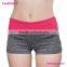 Accept OEM Red Waist gray unique shiny yoga pants