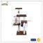China factory supply Durable wooden cat tree ,natural sisal rope, plush cat condo