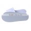 Hotel Slippers Open Toe White Slippers Personalized Indoor Slippers