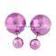 Jewelry Factory double ball earrings, double sided earrings, earring double ball