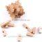 Wooden IQ Intelligent Puzzle Kongming Lock Brain Teaser Twenty Four Lock