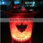 High Quality Red Color LED Plastic Ice Bucket for Sale