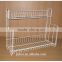 white color coating glass rack holder from china factory