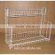 white color coating glass rack holder from china factory