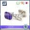 China factory High quality low price purple cufflinks