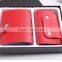 2016 new arrive multicolor genuine/PVC/pu leather credit card holder with delicate design