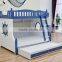 new design high quality kids wooden bunk bed