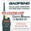 BAOFENG BF-UV9R+8 WATT versione export 136-174 400-520 MHz walkie talkie + programmazione