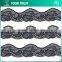 Width 3.5 Centimeter Black Stretch Tape Trim Spandex Jacquard Elastic Lace