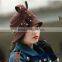High Quality Unique Trendy Ladies Wool Felt Hats for 2014 Winter
