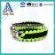 High Quality Paracord 550 Survival Bracelet With Adjustable Stainless Steel Clasp