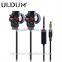 Earphone ULDUM 2013 Earphone High Quality Skull Shape Earphone With Mic
