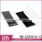 rectangular transparent window with 12 color eyeshadow empty palette