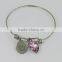 Wholesale stainless steel zodiac jewelry bracelet