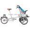 baby trailer mother and baby bicycle
