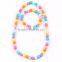 ss>>>2015 New! Korean style lovely children jewelry set children fashion girl colorful beads necklace bracelet
