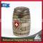 Custom design Oak shape with cross logo salt tin can