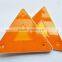 hot-sale auto emergency tool saftly triangle warning sign ,reflecting car triangle warning sign