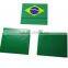 Soft touch custom national flag rubber label for garment