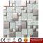 IMARK Mixed Black and Gray Color Crystal Glass Mosaic Tiles and Electroplated Glass Mosaic Tiles Code IXGM8-075