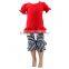 Hot sale clothing for children high quality baby patriotic clothes set wholesale cheap newborn baby clothing set