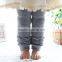 hot sale high quality ruffle leggings warm terry baby infant leggings