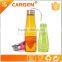 650ml plastic clear sport juice infuser water bottle