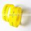 1 Inch Debossed and Ink Filled Wide Silicone Wristband