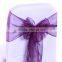 bridal party white Chair sashes