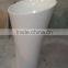 Solid Surface Table Top Man-made Stone Pedestal Basin, artificial stone Freestanding wash basin