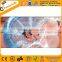 1.0m diameter half red inflatable body zorb ball with logo printing TB081