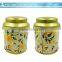 Custom logo airtight tea tin with innermetal lid