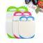 3PCS Non-Slip Plastic Cutting Board Set Plastic Chopping Board Set Food Grade Cutting Board