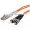 0.9 2.0 3.0mm singlemode 9/125um st-lc pvc jacket fiber optic patch cord pvc jacket