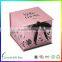 paper cardboard magnetic folding box with ribbon