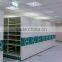 Metallic mobile file cabinet racking system