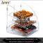China supplier customized clean acrylic cake display cabinet