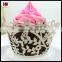 Flower laser cut cupcake paper wrapper for sale