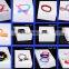 Section hair clip with rubber band Salon hair clip-f44