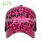 new style high quality Cotton front panels/Mesh back panels custom printed baseball cap