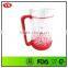 Eco-friendly 16 oz Plastic double wall freezer beer mug with handle