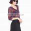 Women's Basic Classic Lightweight Collar Plaid Chiffon Shirt