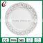 Hot sale white round ceramic wedding charger plate wholesale