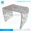 Gold Flower Pattern Bathroom House plastic acrylic chair