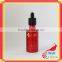 Essential oil glass bottle with color painted wholesale glass bottle for small glass bottles with lids