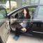 Special swivel car seat for the old and wheelchair user installed at driver's position