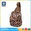 Fashion design leopard lines ladies colorful shoulder bags with long handles