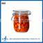 CK10b Airtight Custom Made Glass Bottle With Clamp Lid